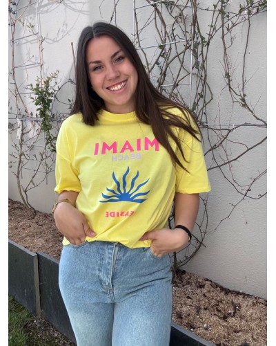 Tee-shirt jaune