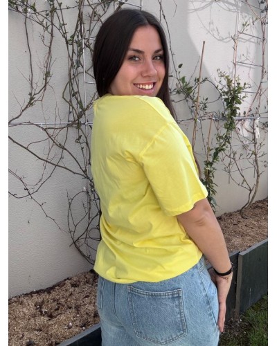 Tee-shirt jaune