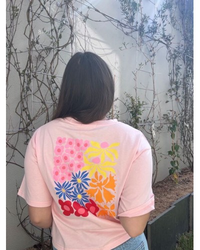 Tee-shirt rose pâle