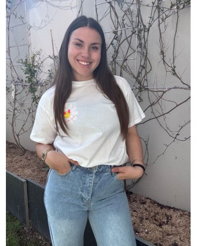 Tee-shirt à imprimés fleuris