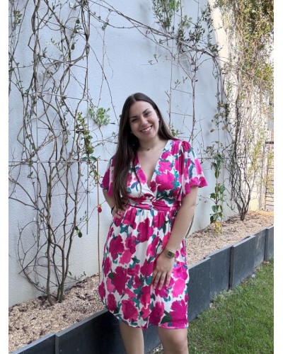 Robe fluide à imprimés