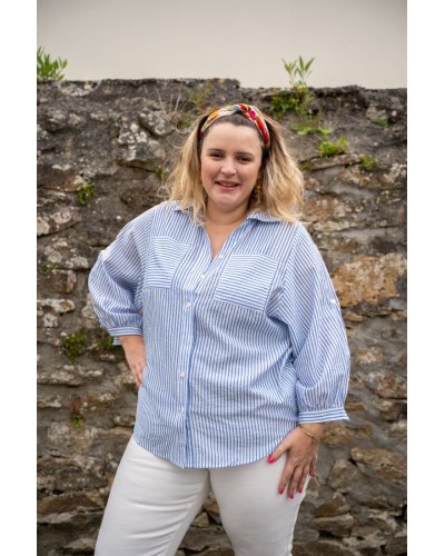 Chemise à rayures