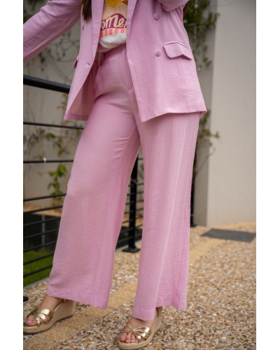 Ensemble tailleur pantalon rose (bas)