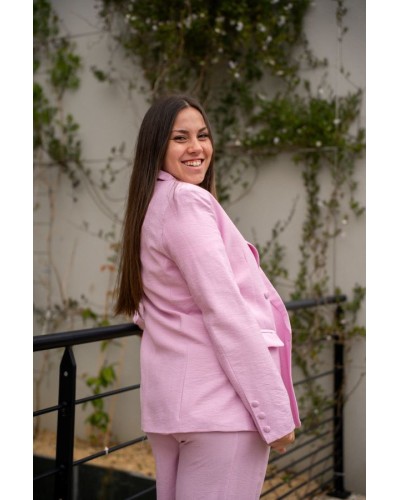 Ensemble tailleur pantalon rose (bas)