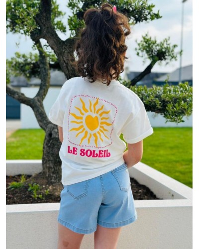 Tee-shirt à imprimés dans le dos