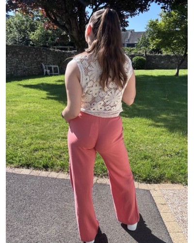 Pantalon terracotta