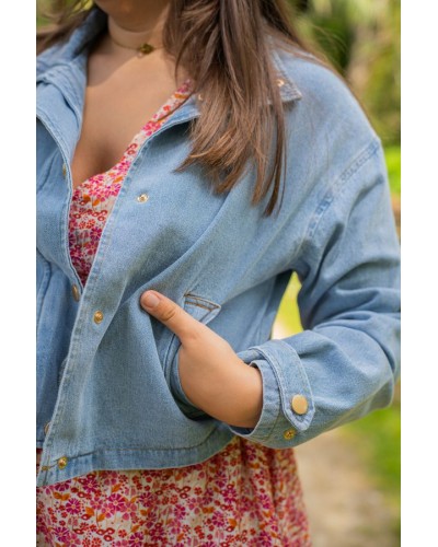Veste en jean courte