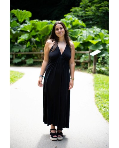 Robe longue noire