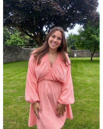 Robe corail ample