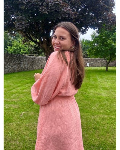 Robe corail ample