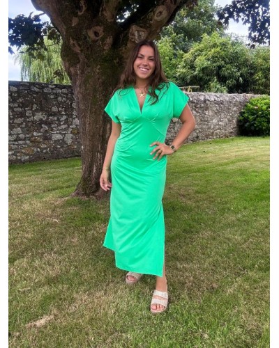 Robe logue vert menthe