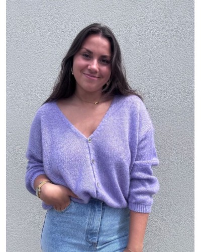 Gilet lilas