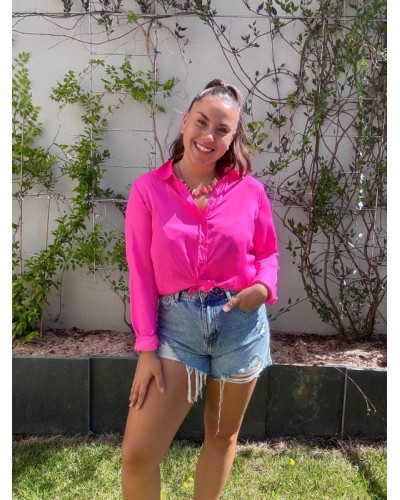 Chemise rose