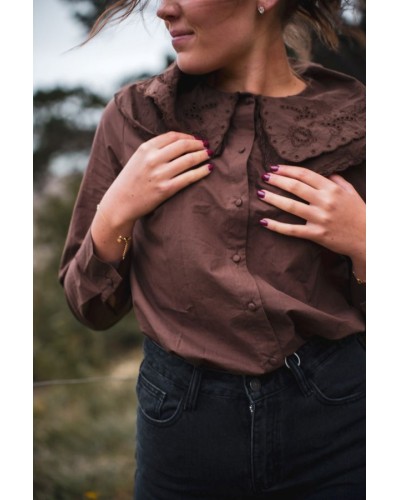 Blouse Marron