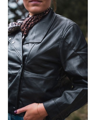 Veste en similicuir