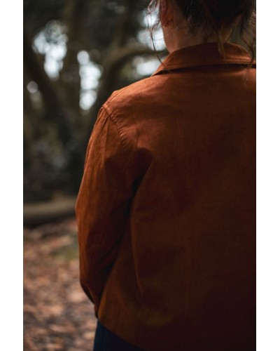 Veste en suédine
