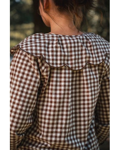 Blouse à carreaux