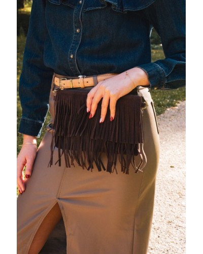 Sac à Franges Marron