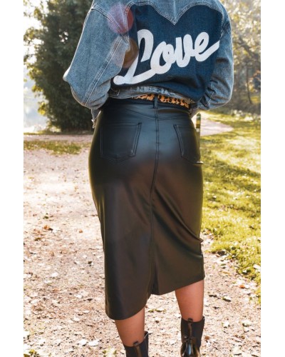 Jupe Longue en Similicuir