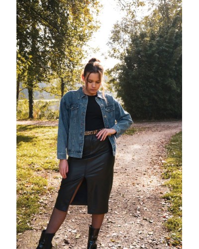 Jupe Longue en Similicuir