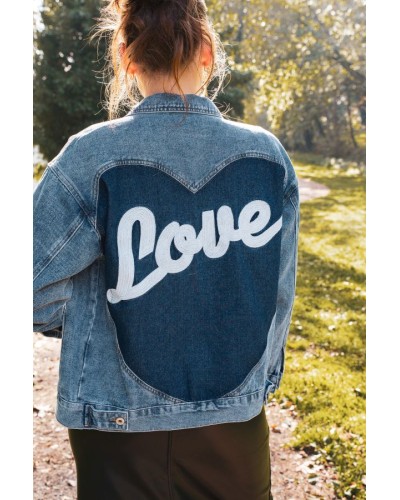 Veste en Jean Cœur