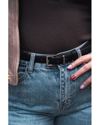 Ceinture Daim Noire