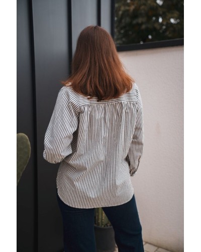 Chemise à rayures