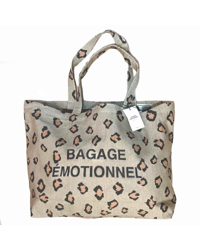 Cabas Bagage Emotionnel Léopard