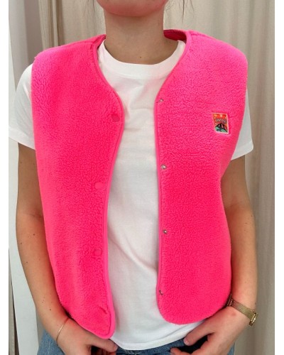 Gilet sans manches Fuchsia