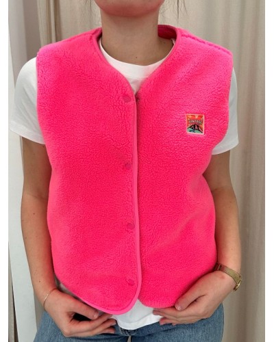 Gilet sans manches Fuchsia