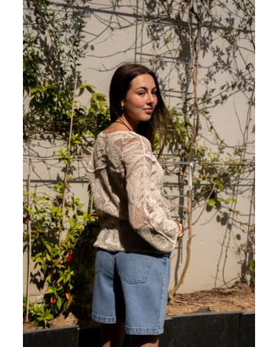 Short Bleu Large