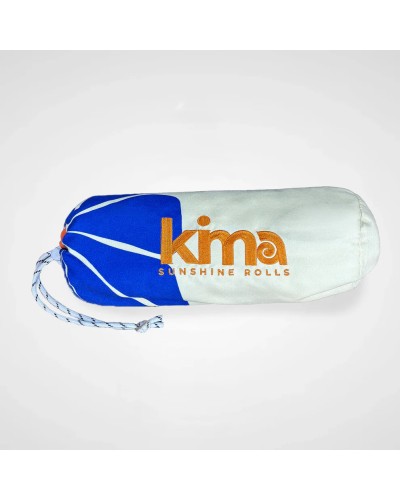 Serviette de plage XXL en microfibres - FLOWER Bleu