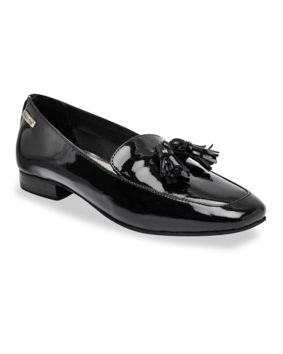 mocassins vernis noirs