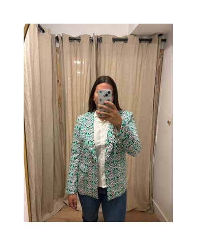 Blazer à imprimés