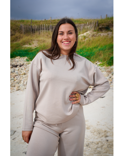 ensemble de jogging beige (bas)